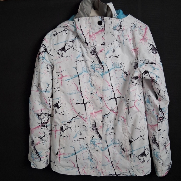 Ski Snowboard Parka Women's Size S SMN Colorful Metropolis - Picture 1 of 16